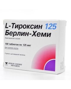 Levothyroxine sodium - L-Thyroxine 125 Berlin Chemie tablets 125 mcg, 100 pcs. texas Pharmacy Online - texas.buy-pharm.com