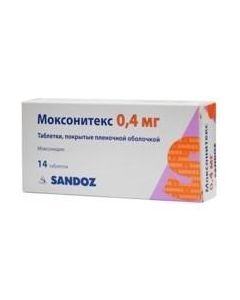 Moksonydyn - Moxonitex tablets coated.pl.ob. 200 mcg 14 pcs. texas Pharmacy Online - texas.buy-pharm.com