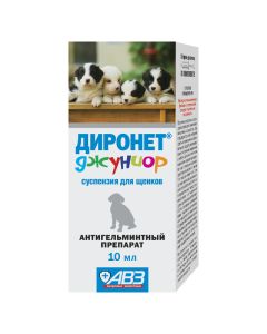 Pirantel, sodium ribonucleate - Dironetty donfetrofjetfjetren, 10 ml, for children Junior anthelmintic suspension for puppies bottle of 10 ml (BET) texas Pharmacy Online - texas.buy-pharm.com