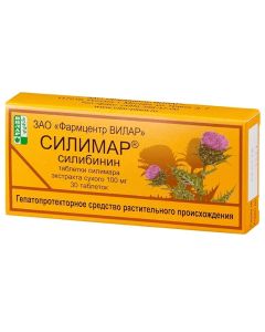 pyatnystoy milk thistle fruit ekstrakt - Silimar tablets 100 mg, 30 pcs. texas Pharmacy Online - texas.buy-pharm.com