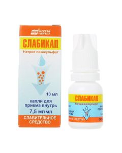 Sodium pikosulfat - Slabikap drops for oral administration 7.5 mg / ml, 10 ml texas Pharmacy Online - texas.buy-pharm.com