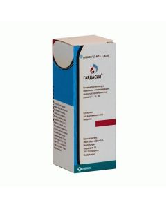 vaccine against the virus papyllom man kvadryvalentnaya, recombinant (types 6, 11, 16, 18) - Gardasil suspension for v / m administration. 0.5 ml / dose 0.5 ml (1 dose) vial 1 pc. texas Pharmacy Online - texas.buy-pharm.com