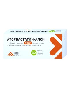 Atorvastatin - Atorvastatin-ALSI tablets is covered.pl.ob. 10 mg 30 pcs. texas Pharmacy Online - texas.buy-pharm.com