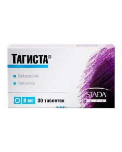 betahistine - Tagista tablets 8 mg 30 pcs texas Pharmacy Online - texas.buy-pharm.com
