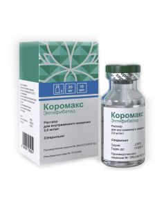 eptifibatide - Coromax solution for intravenous administration 2 mg / ml 10 ml bottle 1 pc. texas Pharmacy Online - texas.buy-pharm.com