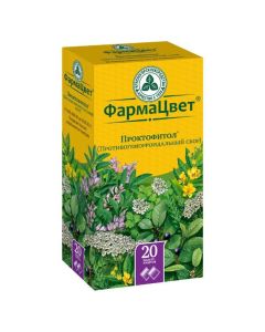 coriander plod , Krushyn olhovydnoy bark, Senn ostrolystnoy lystya, sweet corn, T syachelystnyka - Proctofitol anti-hemorrhoidal collection filter bags 2 g, 20 pcs. texas Pharmacy Online - texas.buy-pharm.com