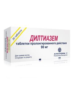diltiazem - Diltiazem tablets prolong 90 mg, 30 pcs. texas Pharmacy Online - texas.buy-pharm.com