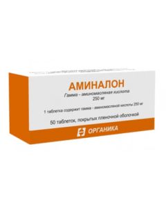 Gamma aminobutyric acid - Aminalon tablets 250 mg, 50 pcs. texas Pharmacy Online - texas.buy-pharm.com