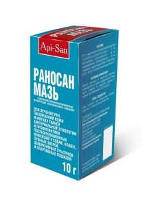 Hydroksymetylhynoksylyndyoksyd, Methyluracilum, chloramphenicol, lidocaine - Ranosan ointment for external use Api-San (BET) 10 g texas Pharmacy Online - texas.buy-pharm.com