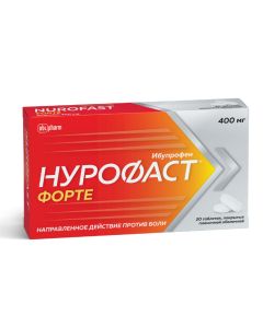Ibuprofen - Nurofast Forte tablets coated.pl.ob. 400 mg 20 pcs. texas Pharmacy Online - texas.buy-pharm.com