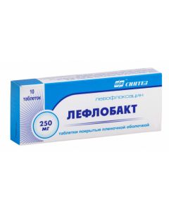 Levofloxacin - Leflobakt tablets 250 mg, 10 pcs. texas Pharmacy Online - texas.buy-pharm.com