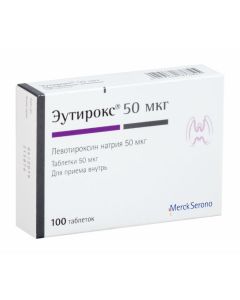 Levothyroxine sodium - Eutiroks tablets 50 mcg, 100 pcs. texas Pharmacy Online - texas.buy-pharm.com