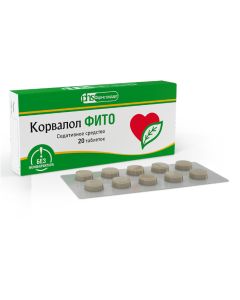 Myat perechnoy lystev oil Pust rnyka herb extract, ethyl bromizovalerianate - Corvalol Phyto tablets 1.16 mg + 28 mg + 16.4 mg 20 pcs. texas Pharmacy Online - texas.buy-pharm.com