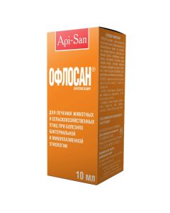 Ofloxacin - Oflosan Api-San oral solution 10 ml (BET) texas Pharmacy Online - texas.buy-pharm.com