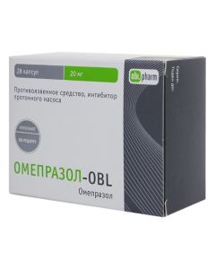 Omeprazole - Omeprazole-OBL capsules 20 mg 28 pcs. texas Pharmacy Online - texas.buy-pharm.com