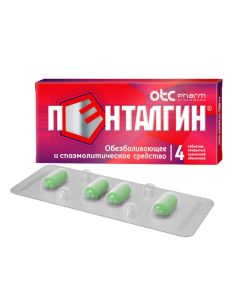 paracetamol, naproxen, caffeine, Drotaverine, Fenyramyn - Pentalgin tablets, 4 pcs. texas Pharmacy Online - texas.buy-pharm.com