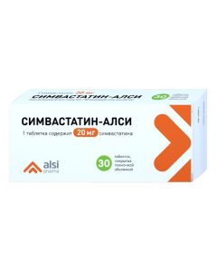 simvastatin - Simvastatin-ALSI tablets coated. 20 mg film 30 pcs. texas Pharmacy Online - texas.buy-pharm.com