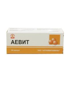 Vitamin A, Vitamin D3, Retinol - Aevit capsules, 30 pcs. texas Pharmacy Online - texas.buy-pharm.com