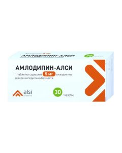 amlodipine - Amlodipine-ALSI tablets 5 mg, 30 pcs. texas Pharmacy Online - texas.buy-pharm.com