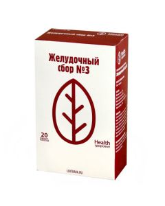 Ayra rhizomes, Valeryan rhizomes with roots, Krapyv lystya, Krushyn bark, Mint hide lystya - Gastric collection No. 3 filter bags 2 g 20 pcs. texas Pharmacy Online - texas.buy-pharm.com