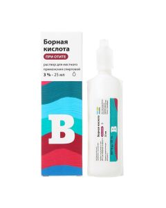 Boric acid - Boric acid alcohol solution 3% Renewal dropper bottle 25 ml texas Pharmacy Online - texas.buy-pharm.com