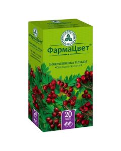 Boyar shnyka plod - Hawthorn fruits filter pack 3 g, 20 pcs. texas Pharmacy Online - texas.buy-pharm.com