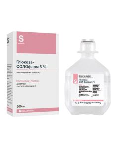 Dextrose - Glucose-SOLOpharm Polyflack Domus 5% plastic 200 ml texas Pharmacy Online - texas.buy-pharm.com