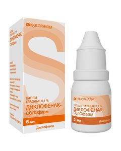 Diclofenac - Diclofenac-SOLOpharm eye drops 0.1% 5 ml texas Pharmacy Online - texas.buy-pharm.com