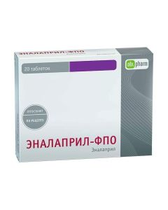 Enalapril - Enalapril-FPO tablets 20 mg 20 pcs. texas Pharmacy Online - texas.buy-pharm.com