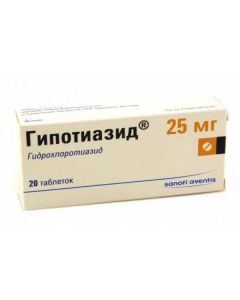Hydrohlorotyazyd - Hypothiazide tablets 25 mg, 20 pcs. texas Pharmacy Online - texas.buy-pharm.com