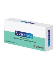 Levofloxacin - Glevo tablets 500 mg, 10 pcs. texas Pharmacy Online - texas.buy-pharm.com