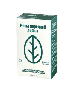 Peppermint peppermint - Peppermint leaves filter packs 1.5 g 20 pcs. texas Pharmacy Online - texas.buy-pharm.com