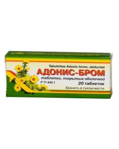 Potassium Bromide, Adonis dry Extreme - Adonis bromine tablets coated.ob. 20 pcs. texas Pharmacy Online - texas.buy-pharm.com