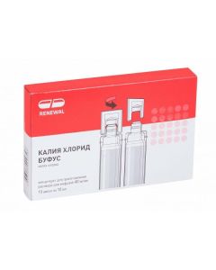 potassium chloride - Potassium chloride buffus Renewal conc. for preparation. solution for infusion 4% 10 ml ampoules 10 pcs. texas Pharmacy Online - texas.buy-pharm.com