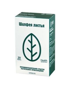 Sage medicine. leaves - Sage leaves filter packs, 1.5 g, 20 pcs. texas Pharmacy Online - texas.buy-pharm.com