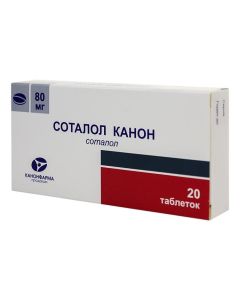 sotalol - Sotalol Canon tablets 80 mg 20 pcs. texas Pharmacy Online - texas.buy-pharm.com