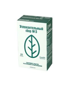 valerian, donnik, oregano, thyme, hermit - Phytosedan No. 3 soothing collection of filter pack 2 g 20 pcs. texas Pharmacy Online - texas.buy-pharm.com