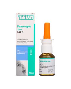 xylometazoline - Rinonorm-Teva nasal spray 0.05% 20 ml texas Pharmacy Online - texas.buy-pharm.com