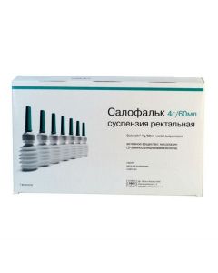 mesalazane - Salofalk rectal suspension 4 g 60 ml 7 pcs. texas Pharmacy Online - texas.buy-pharm.com