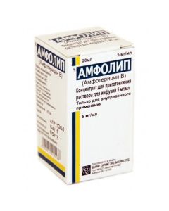 Amphotericin B lipid complex - Ampholip conc. d / r-d d / inf. 5 mg / ml fl. 20 ml texas Pharmacy Online - texas.buy-pharm.com
