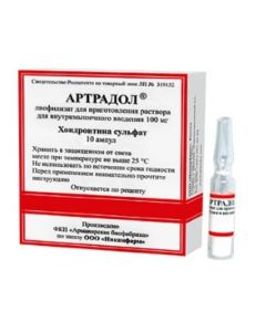 chondroitin sulfate sulfate - Arthradol ampoules 100 mg, 10 pcs. texas Pharmacy Online - texas.buy-pharm.com