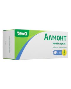 montelukast - Almont chewable tablets 4 mg 98 pcs. texas Pharmacy Online - texas.buy-pharm.com