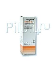 Valproevaya acid - Konvuleks syrup 50 mg / ml, 100 ml texas Pharmacy Online - texas.buy-pharm.com