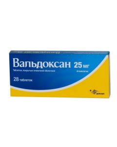 Ahlomelantyn - Valdoxan tablets 25 mg, 28 pcs. texas Pharmacy Online - texas.buy-pharm.com