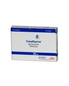 duloxetine - Symbalt capsules 30 mg, 14 pcs. texas Pharmacy Online - texas.buy-pharm.com