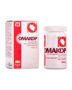 omega-3 triglycerides [EPA / DHA = 1.2 / 1 - 90%] - Omacor 1g capsule 28 pcs. texas Pharmacy Online - texas.buy-pharm.com