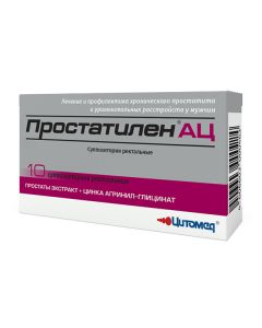 , mopol, propolis Zinc arginyl glycinate - Prostatilelen AC suppositories rectal 30 mg + 180 mg 10 pcs. texas Pharmacy Online - texas.buy-pharm.com