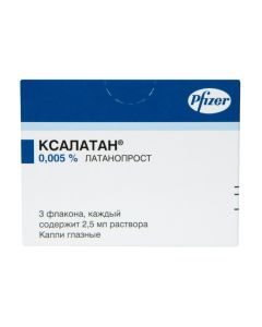 Latanoprost - Xalatan eye drops 0.005% 2.5 ml 3 pcs. texas Pharmacy Online - texas.buy-pharm.com