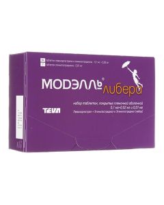 Levomentol solution in mentyl isovalerate, Ethinyl estradiol ethinyl estradiol [SET] - MODELL LIBERA tablet, coated. set of 91 pcs. texas Pharmacy Online - texas.buy-pharm.com
