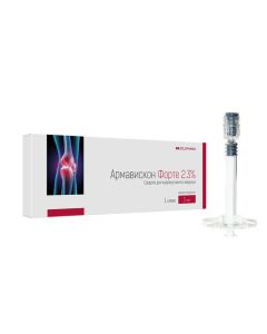 Hyaluronat sodium - Armaviscon Forte means for intra-articular injection of 2.3% syringe 3 ml 1 pc. texas Pharmacy Online - texas.buy-pharm.com